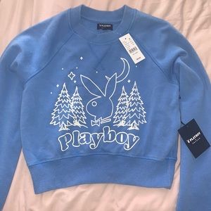 Blue Playboy Swearshirt